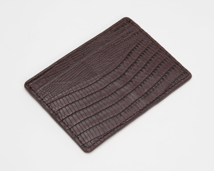 Wolf Credit Card Case Blake Brown Teju Lizard 306095 Image 2