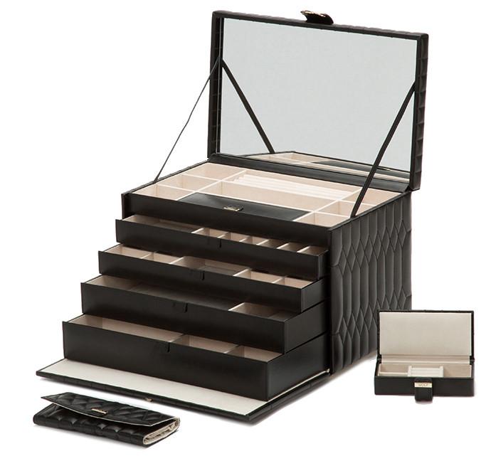 WOLF Jewellery Box Caroline Extra Large Black 329571 Image 1
