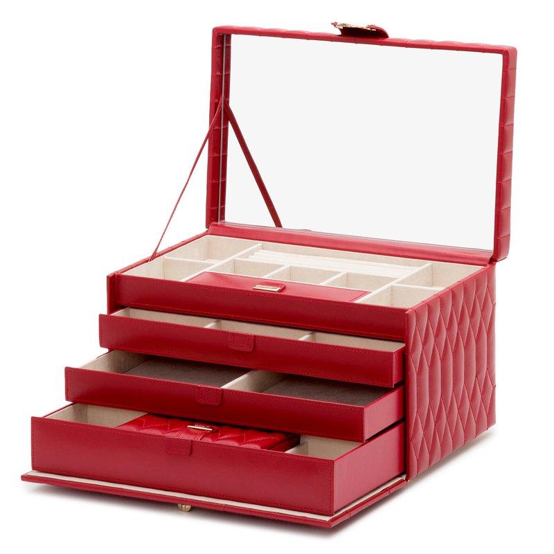 WOLF Jewellery Box Caroline Large Red 329672 Image 1