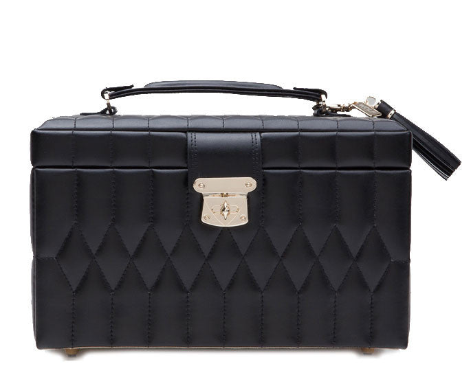 WOLF Jewellery Box Caroline Medium Black 329771 Image 2