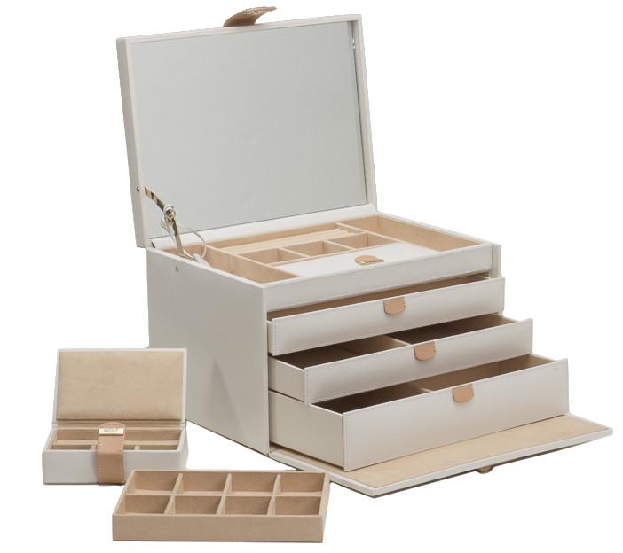 Wolf Jewellery Box Chloe Large Cream 301553 Image 1