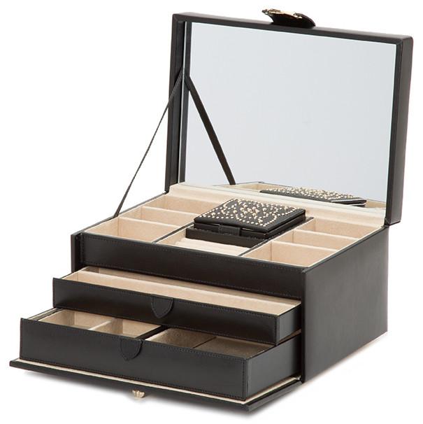 WOLF Jewellery Box Marrakesh Medium Black 308102 Image 1