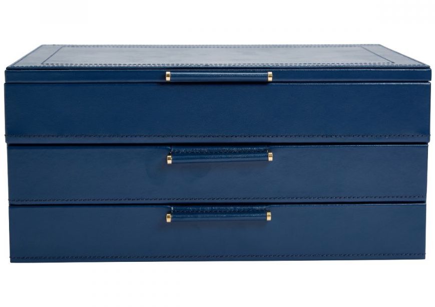 WOLF Jewellery Box Sophia With Drawers Indigo 392017 Image 5