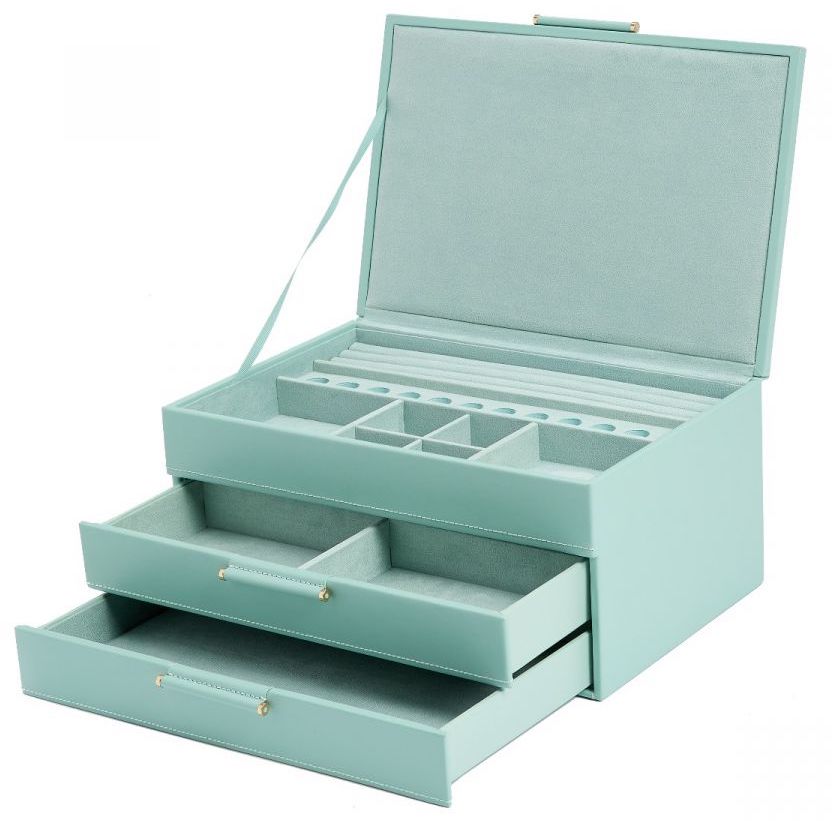 WOLF Jewellery Box Sophia With Drawers Jade 392030 Image 1
