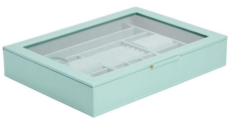 WOLF Jewellery Box Sophia With Window Jade 392430 Image 3