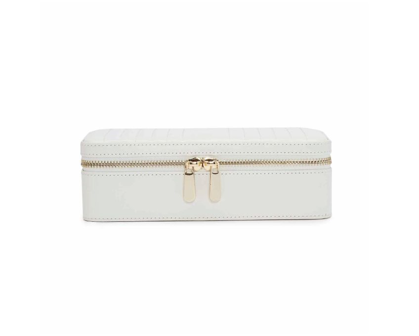 WOLF Jewellery Case Maria Zip Medium White 766353 Image 5
