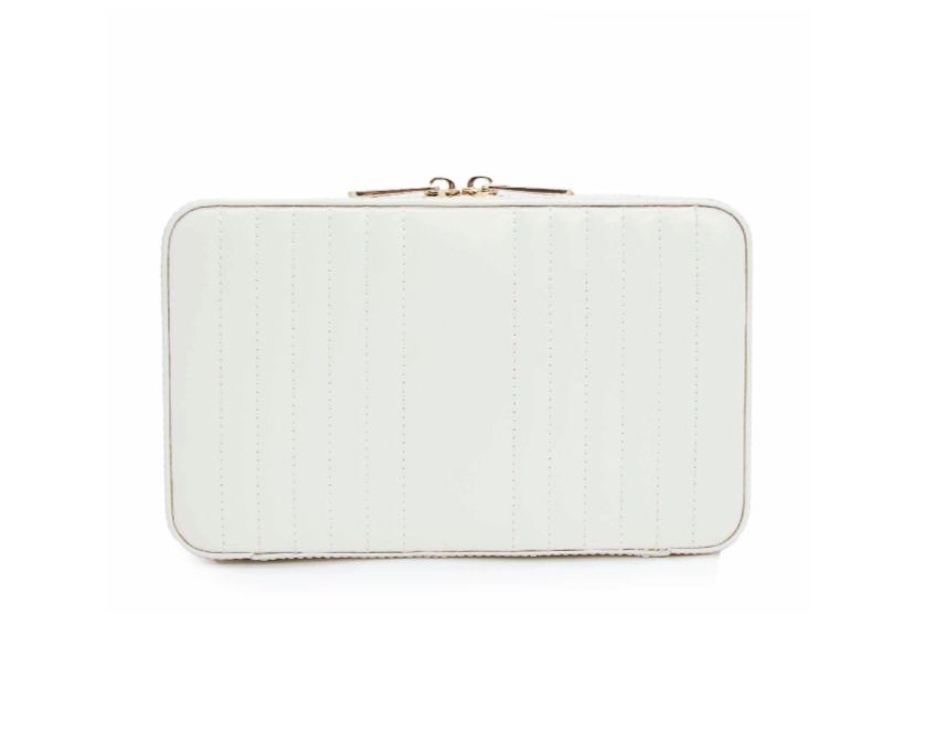 WOLF Jewellery Case Maria Zip Medium White 766353 Image 6