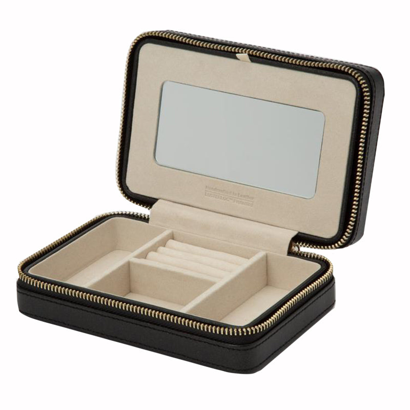 WOLF Jewellery Case Palermo Zip Black Anthracite 213602 Image 1