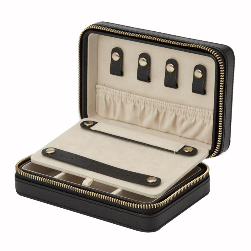 WOLF Jewellery Case Palermo Zip Black Anthracite 213602 Image 2