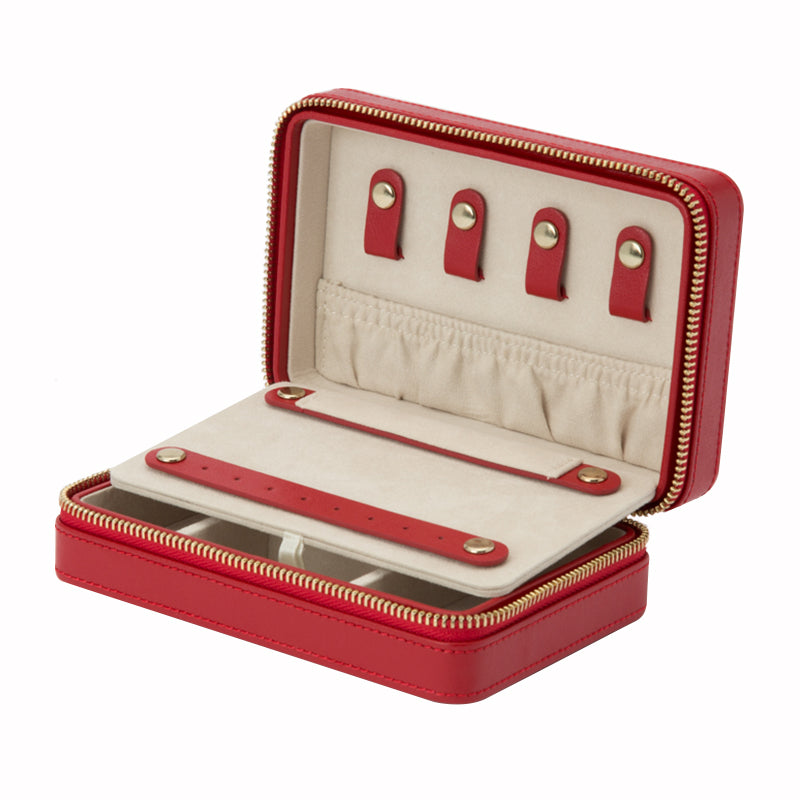 WOLF Jewellery Case Palermo Zip Red 213672 Image 2