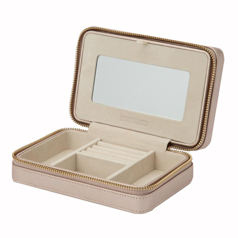 WOLF Jewellery Case Palermo Zip Rose Gold 213616 Image 1
