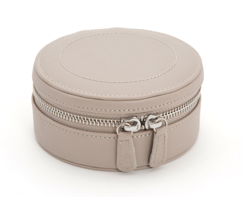 WOLF Jewellery Case Sophia Mini Zip Mink 392321 Image 3