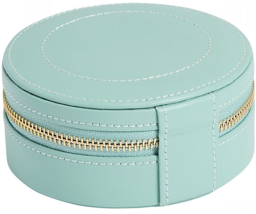 WOLF Jewellery Case Sophia Round Zip Case Jade 392330 Image 5