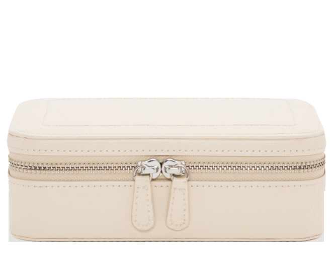 WOLF Jewellery Case Sophia Zip Ivory 392253 Image 2