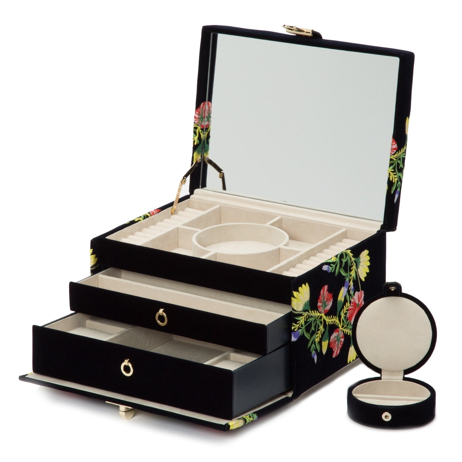 WOLF Jewellery Case Zoe Medium Indigo 393116 Image 1