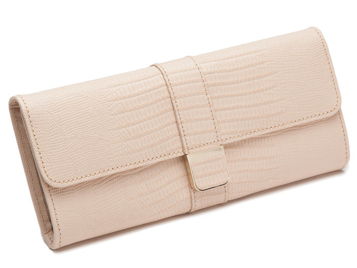 Wolf Jewellery Roll Palermo Blush Lizard 213494 Image 2