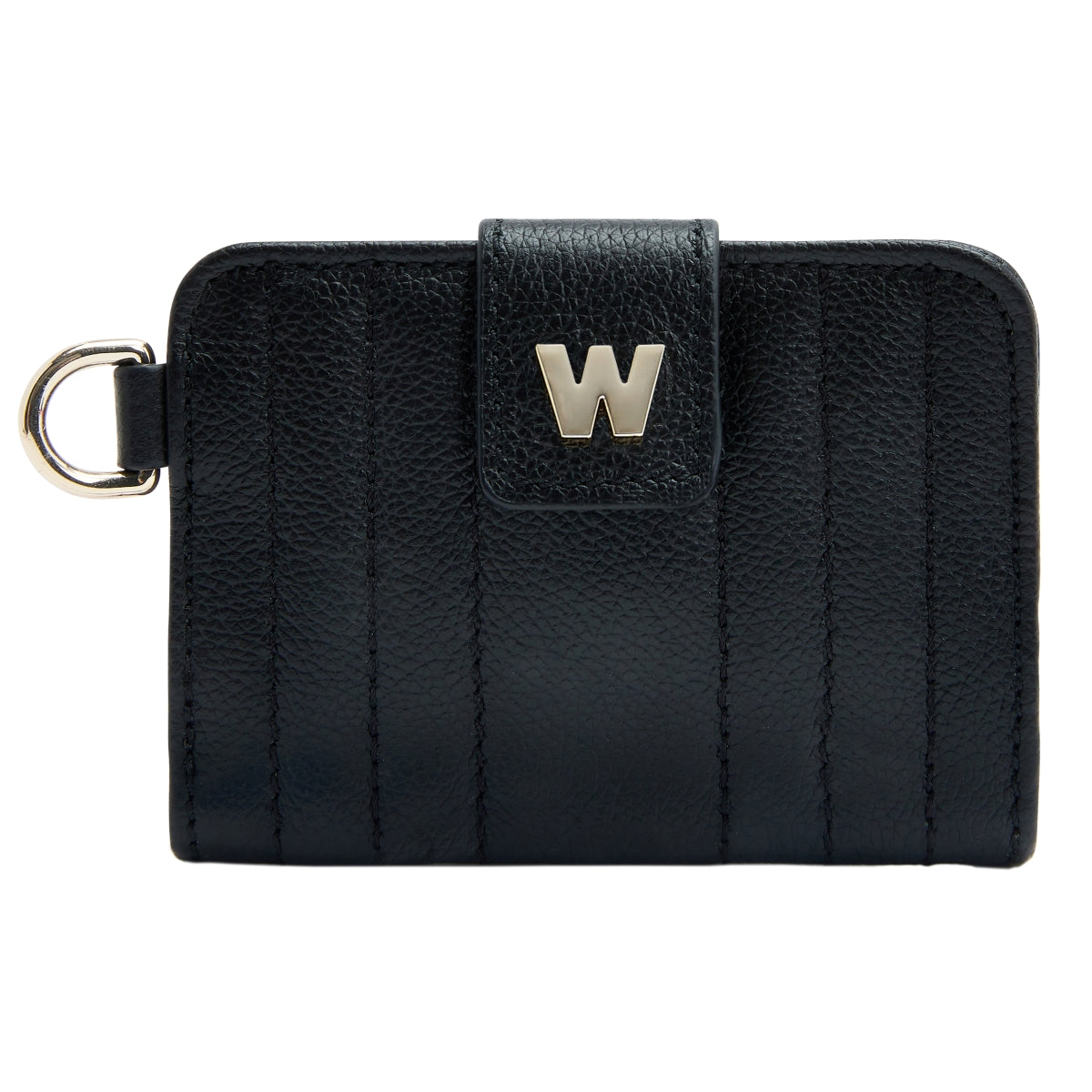 WOLF Mimi Collection Leather Black Credit Card Holder with Wristlet 768202 Image 2