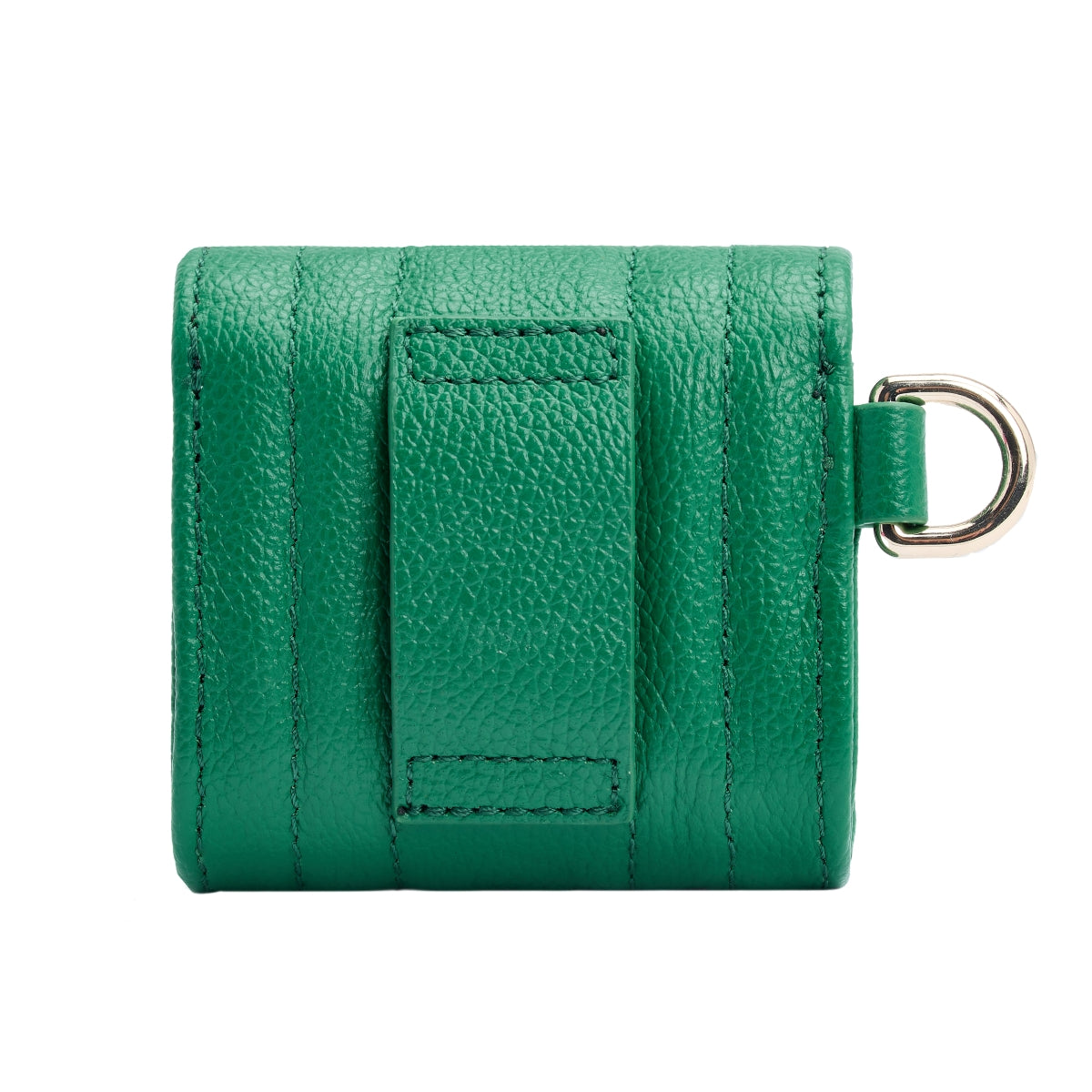 Wolf Mimi Collection Leather Green Earpods Case with Wristlet 768112 Image 2