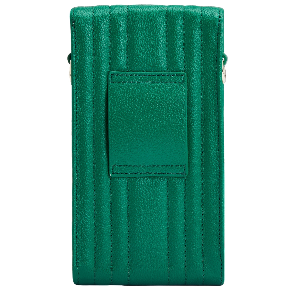 Wolf Mimi Collection Leather Green Phone Case with Wristlet and Lanyard 768512 Image 4