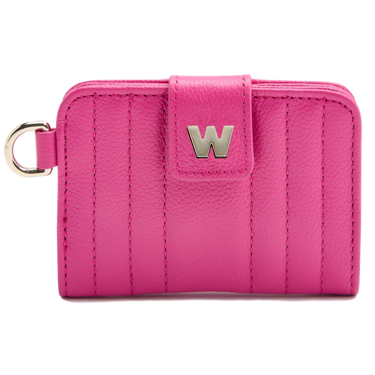 WOLF Mimi Collection Leather Pink Credit Card Holder with Wristlet 768290 Image 2