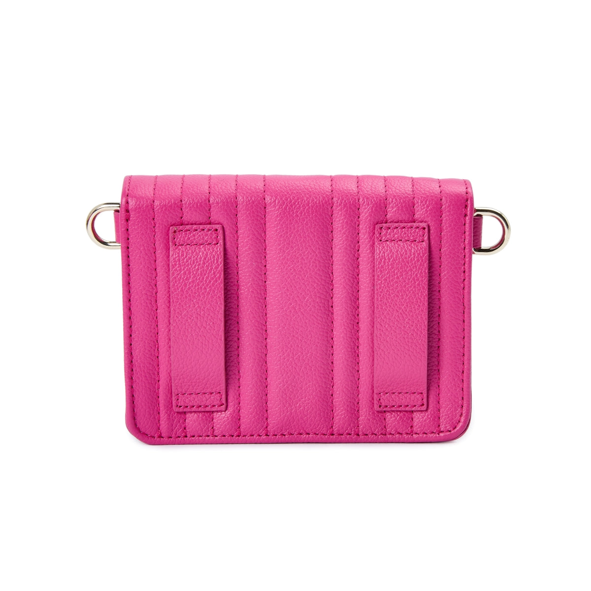 Wolf Mimi Collection Leather Pink Mini Bag with Wristlet and Lanyard 768490 Image 4