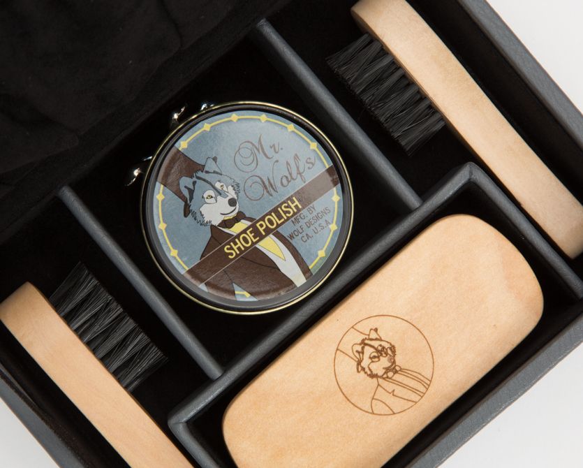 WOLF Shoe Shine Kit Howard Grey 465365 Image 3