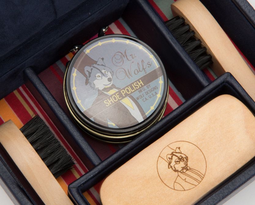 WOLF Shoe Shine Kit Howard Navy 465317 Image 3