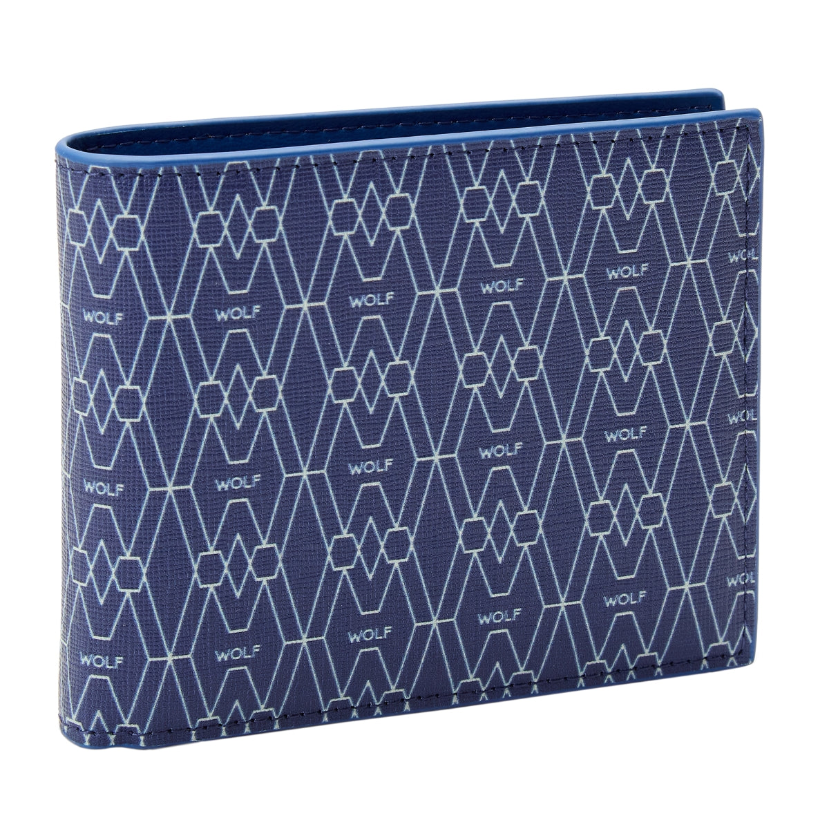 Wolf Signature Vegan Collection Blue Billfold Coin Wallet 776124 Image 3
