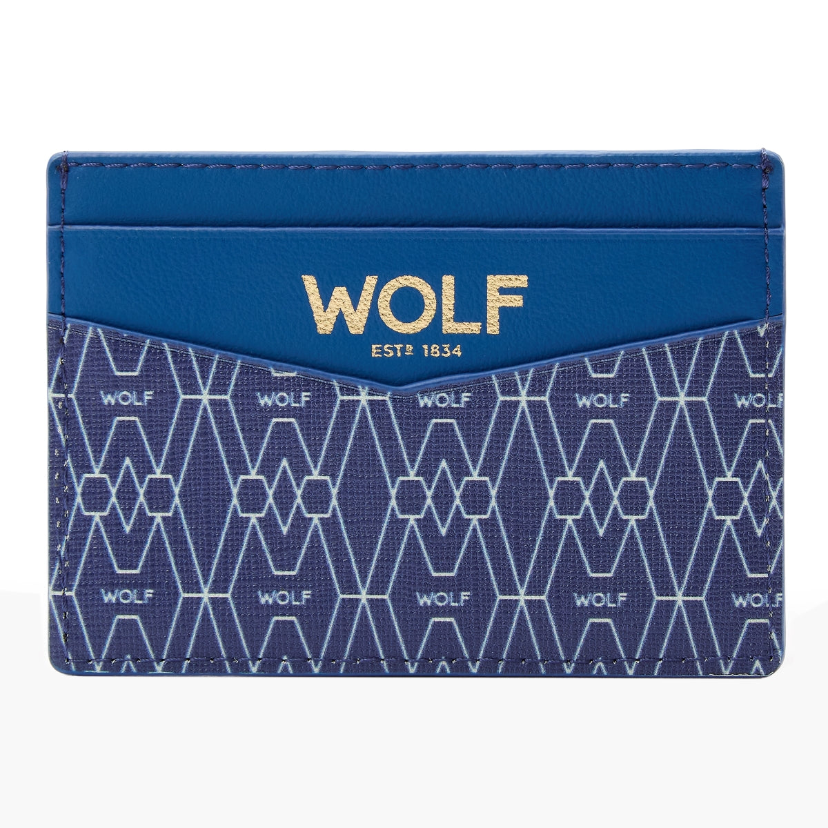 Wolf Signature Vegan Collection Blue Cardholder 776224 Image 1