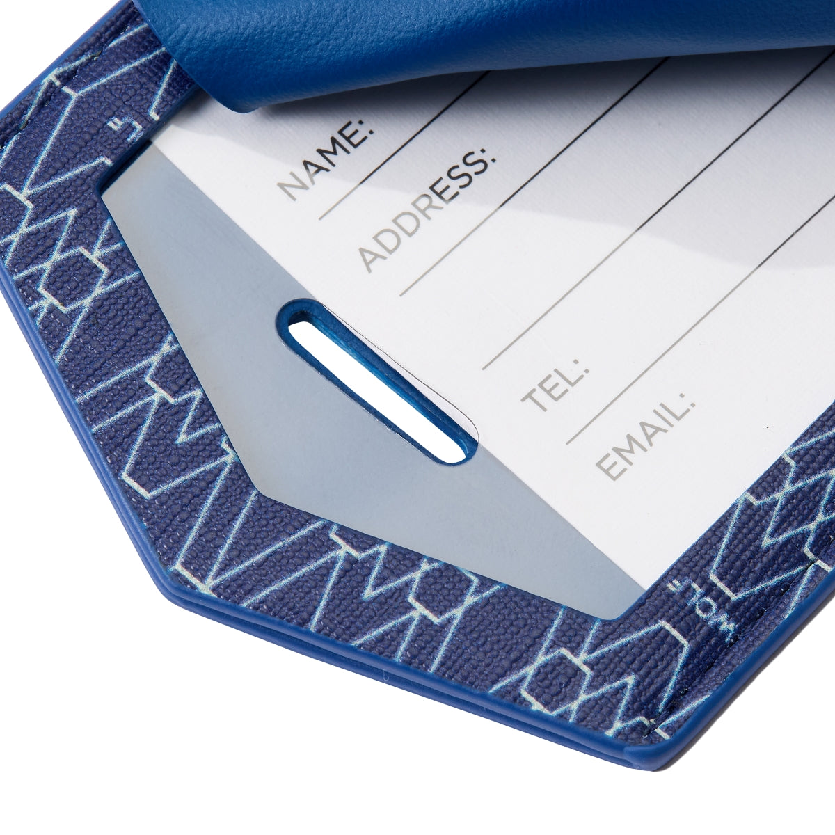 Wolf Signature Vegan Collection Blue Luggage Tag 776724 Image 2