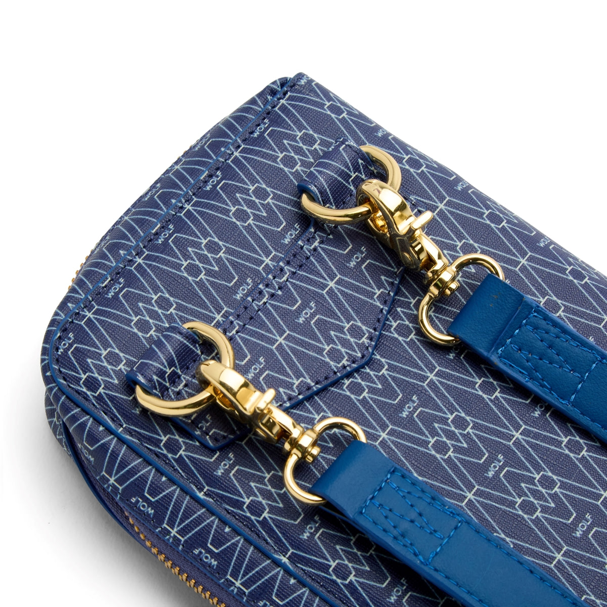 WOLF Signature Vegan Collection Blue Travel Case 776824 Image 6
