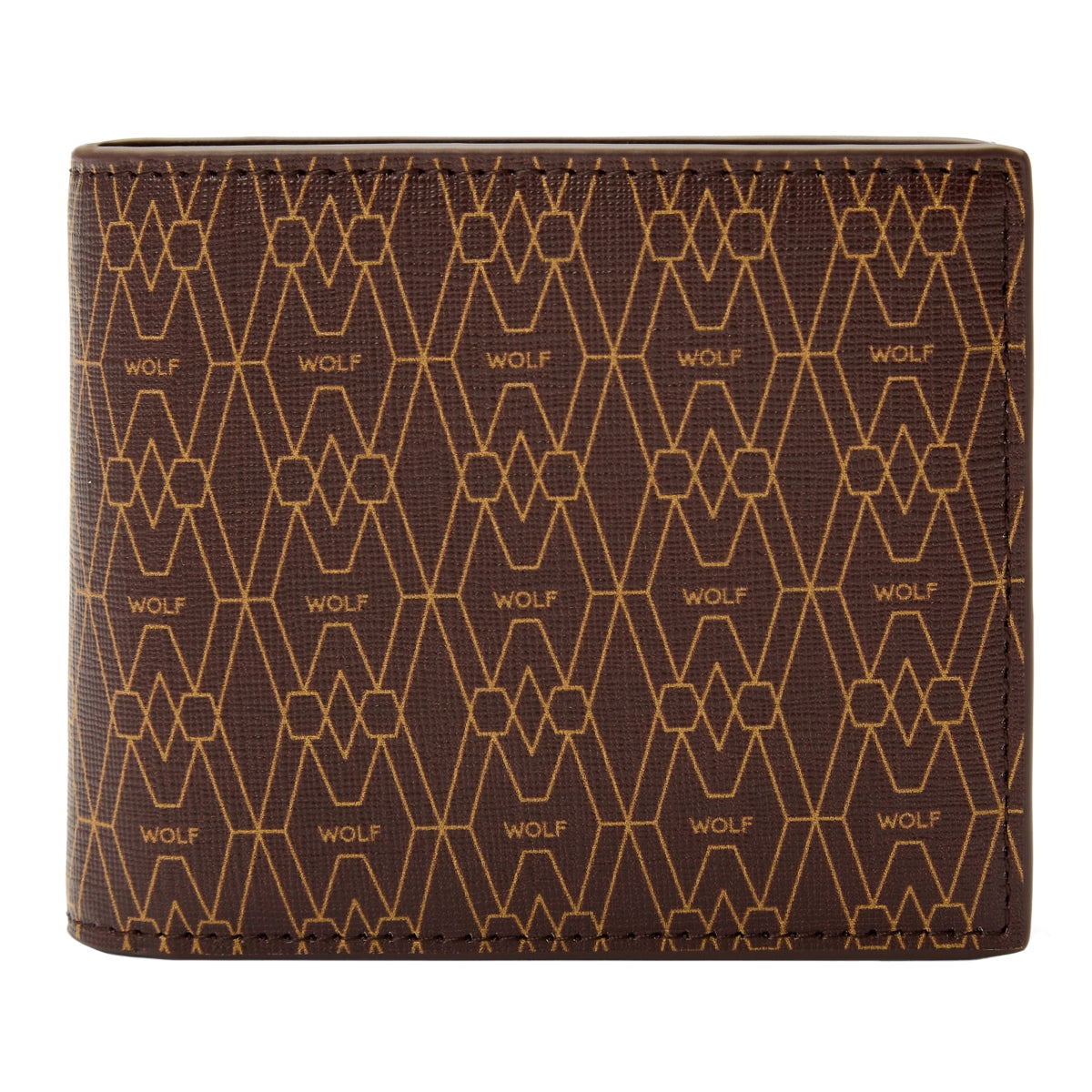 Wolf Signature Vegan Collection Brown Billfold Coin Wallet 776133 Image 1
