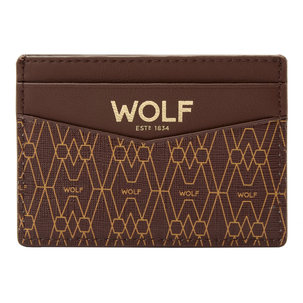 Wolf Signature Vegan Collection Brown Cardholder 776233 Image 1