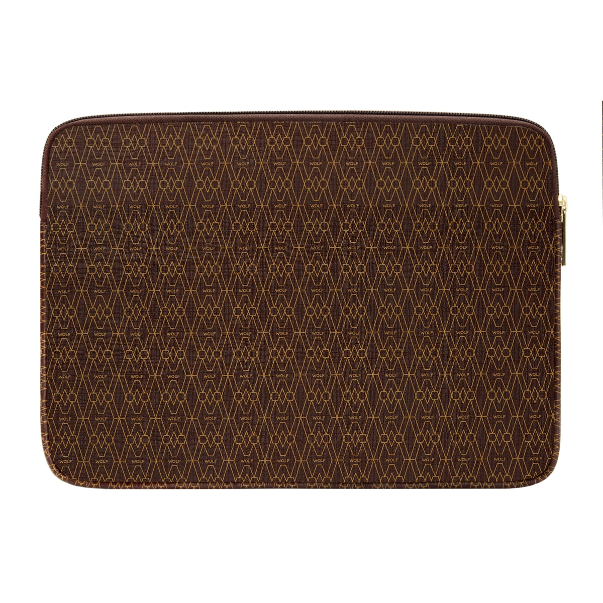 Wolf Signature Vegan Collection Brown Laptop Zip Case 777333 Image 2