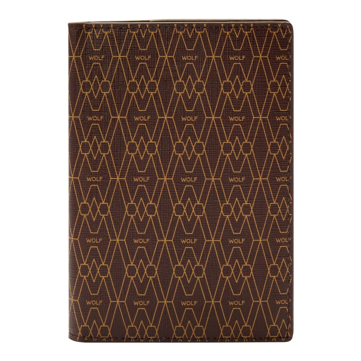 Wolf Signature Vegan Collection Brown Passport Sleeve 776633 Image 1