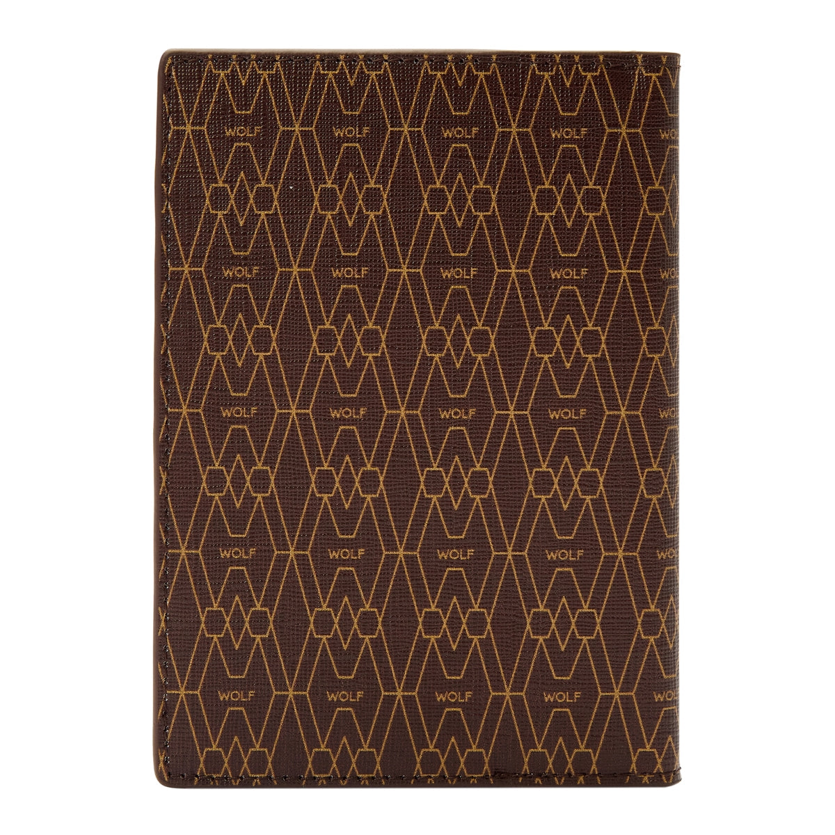 Wolf Signature Vegan Collection Brown Passport Sleeve 776633 Image 2