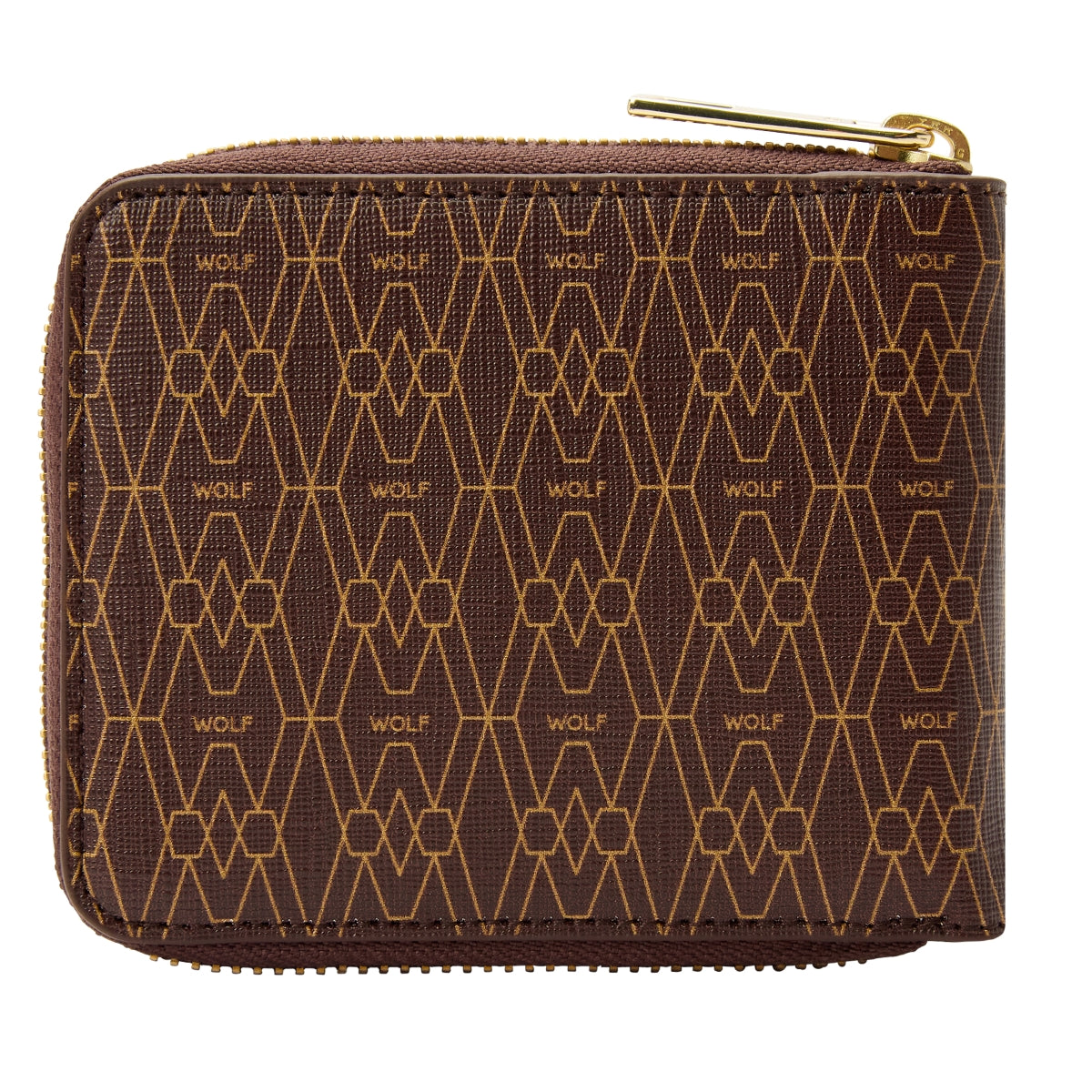 Wolf Signature Vegan Collection Brown Zip Around Wallet 776433 Image 2