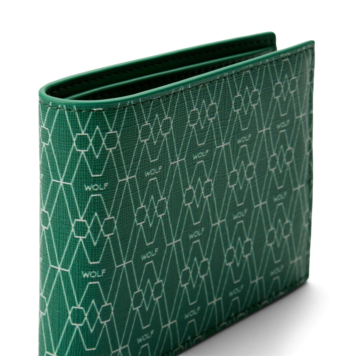 Wolf Signature Vegan Collection Green Billfold Coin Wallet 776130 Image 4