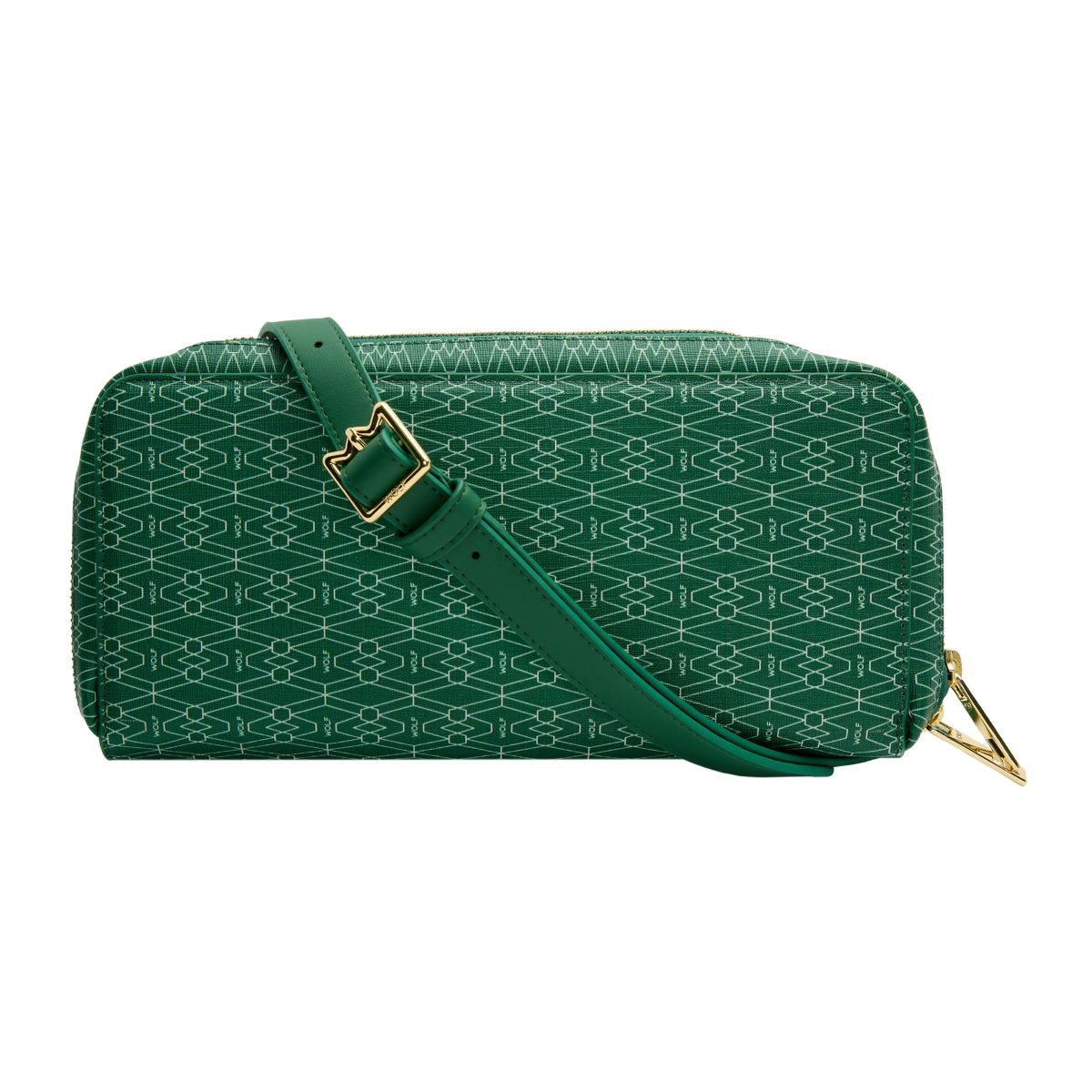 WOLF Signature Vegan Collection Green Travel Case 776830 Image 3