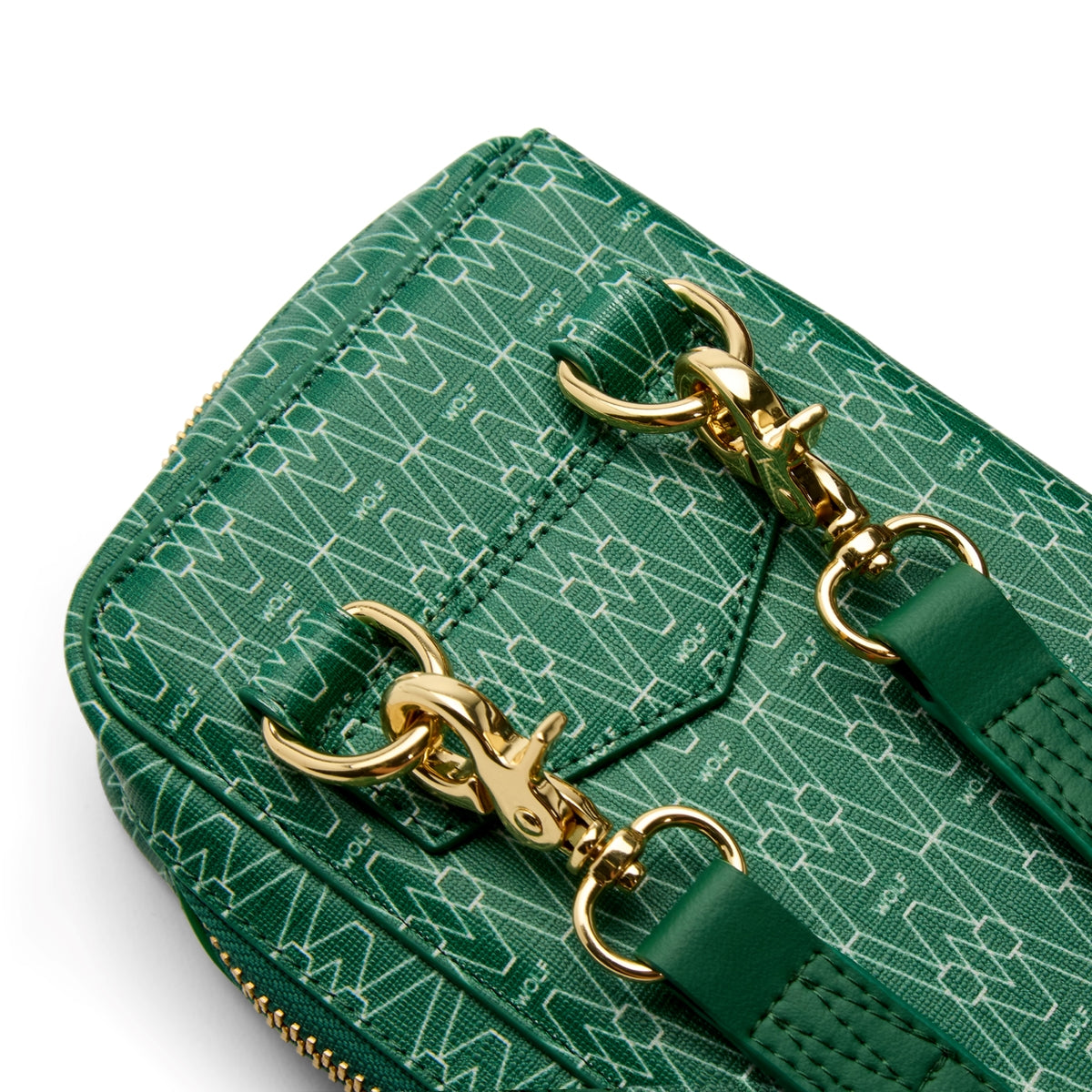 WOLF Signature Vegan Collection Green Travel Case 776830 Image 6