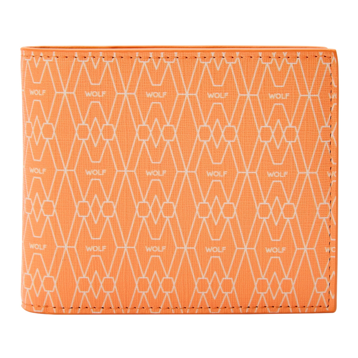 Wolf Signature Vegan Collection Orange Billfold Coin Wallet 776139 Image 1