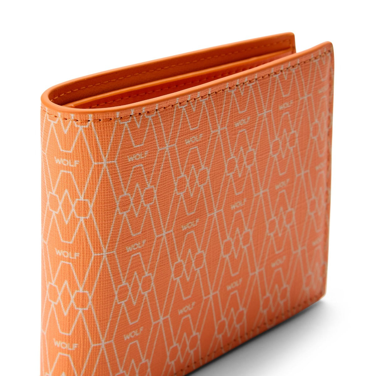 Wolf Signature Vegan Collection Orange Billfold Wallet 776039 Image 3