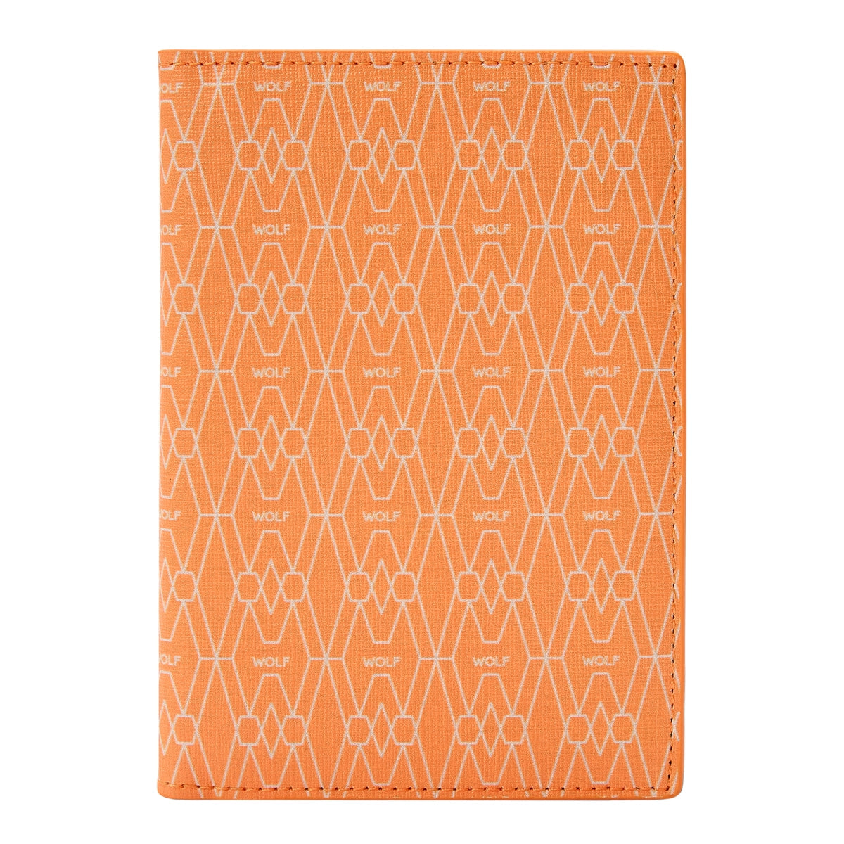 Wolf Signature Vegan Collection Orange Passport Sleeve 776639 Image 1