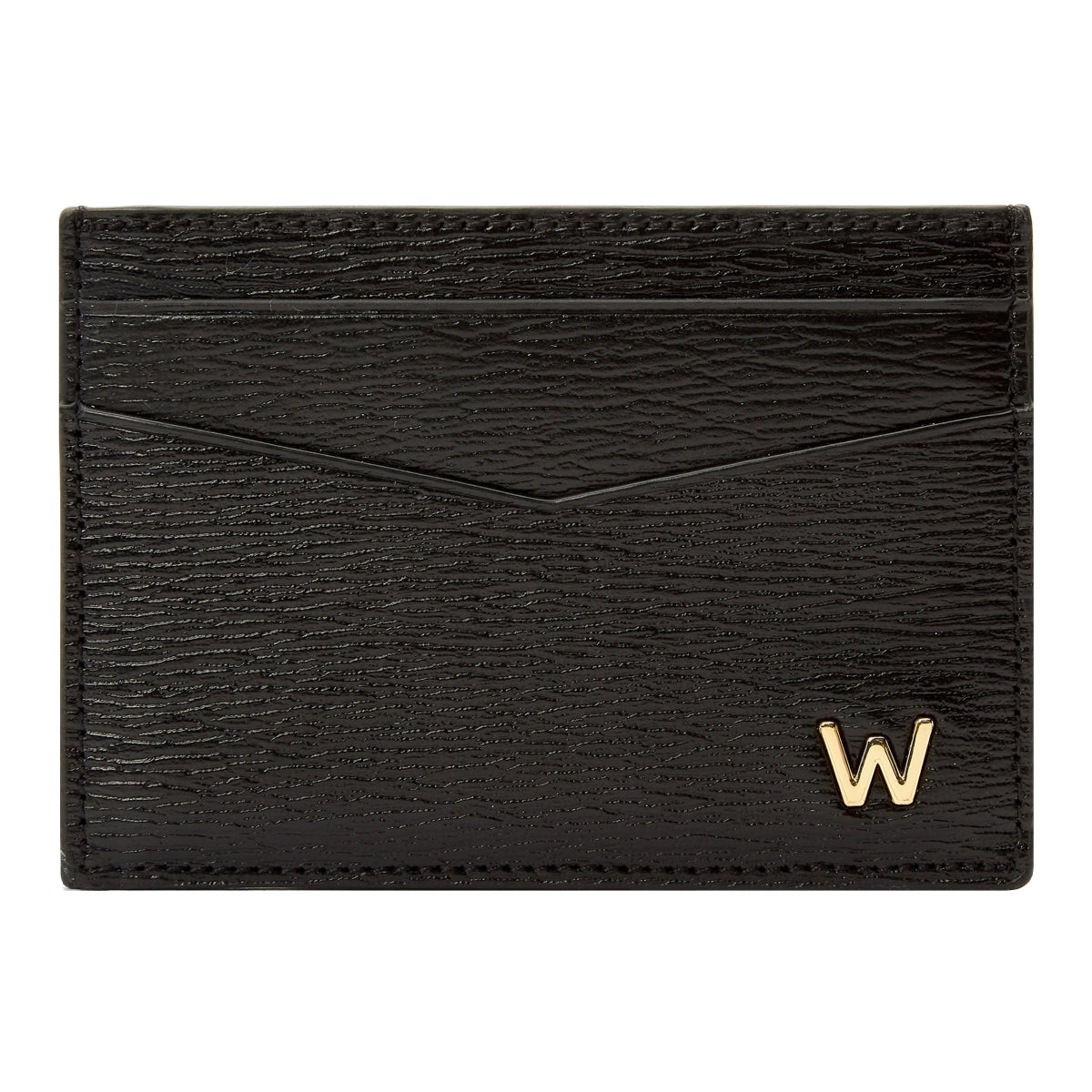 WOLF W Collection Leather Black Cardholder Case 774202 Image 1
