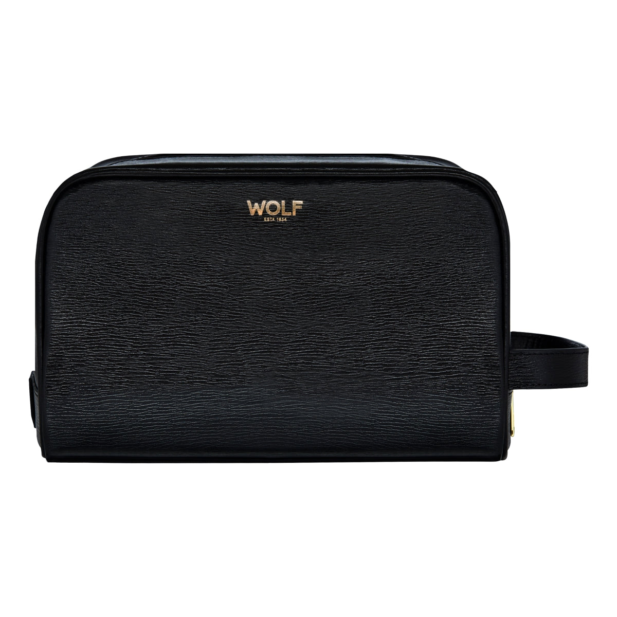 Wolf W Collection Leather Black Washbag 774702 Image 2