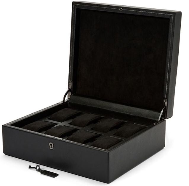 WOLF Watch Box British Racing Black 8pc 792602 Image 1
