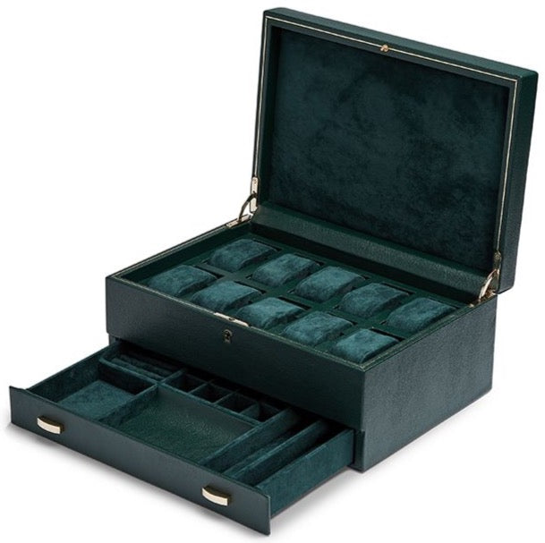 WOLF Watch Box British Racing Green 10pc 792841 Image 1