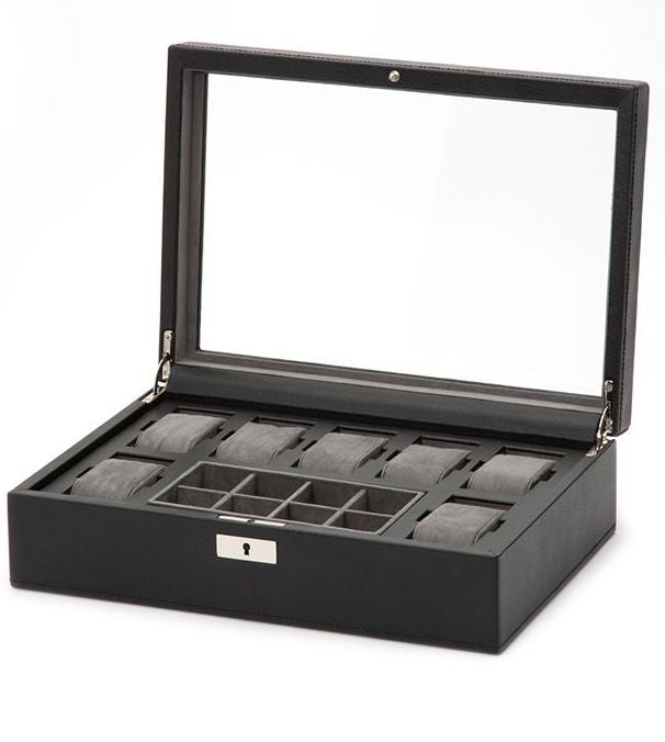 WOLF Watch Box Howard Black 465203 Image 1