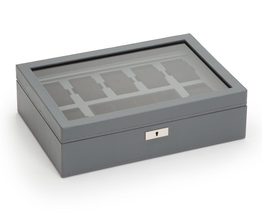 WOLF Watch Box Howard Grey 465265 Image 2
