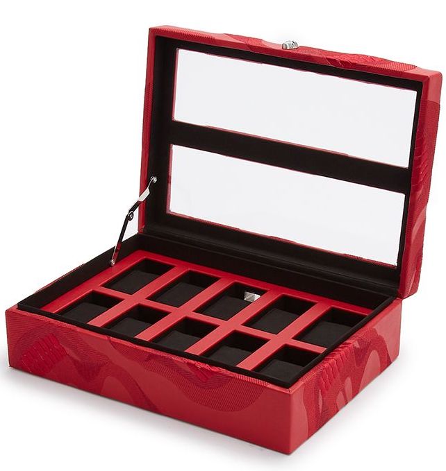 WOLF Watch Box Memento Mori 10 Piece Red 493572 Image 1